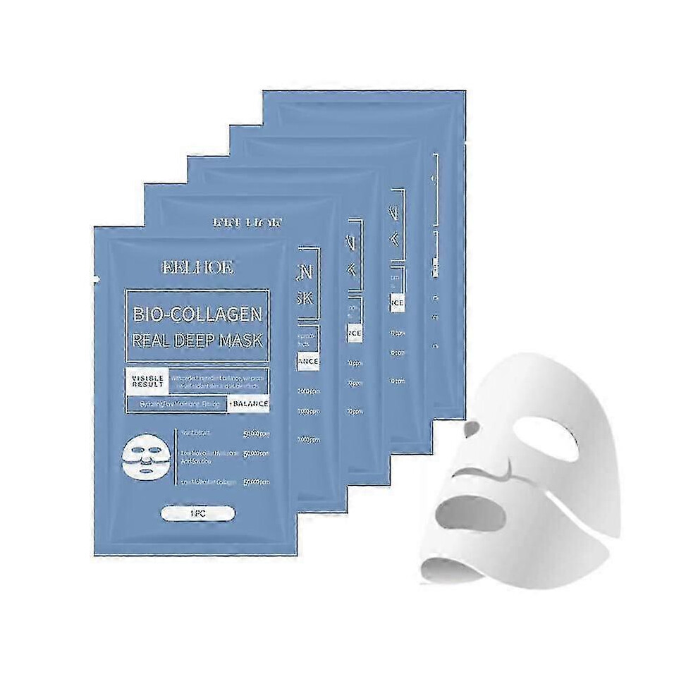 5x Bio Collagen Face Mask Overnight, Bio-collagen Deep Mask, Bio Collagen Overnight Face Mask, Overnight