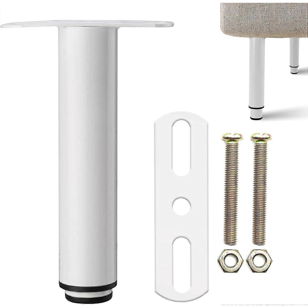 (As Show, One Size) Bed Adjustable Legs, Metal Furniture Support Legs Foot, Retractable Heavy Duty Bed Center Frame Slat Support Leg,Suitable For Cabi 5063595957369
