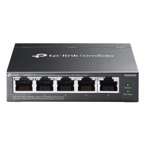 TP-LINK Switch TP-Link ES205GP Omada Nem at administrere