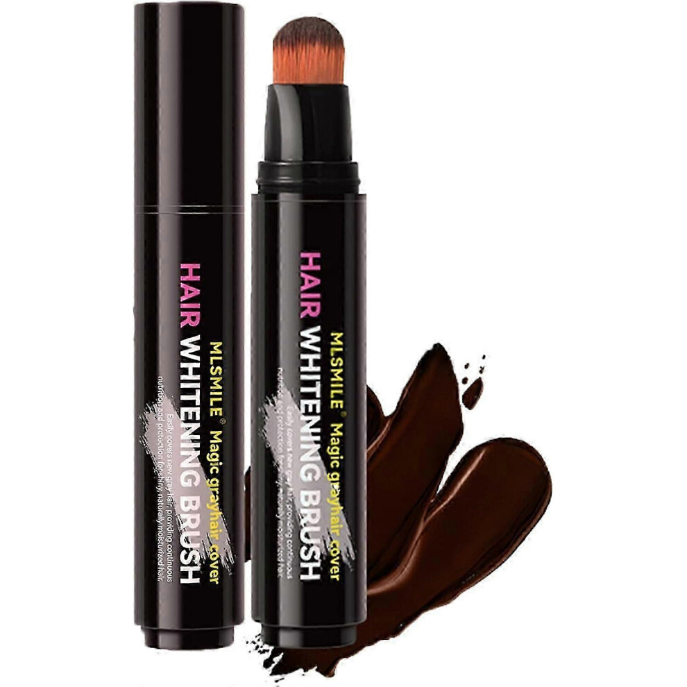 (03 - Coffee) Hair Root Touch Up Stick, Temporary Hair Dye Pen Brush Instant Hair Dye Touch Up Roots, Quick Dry Cover Root Concealer Stick, Hair Colou