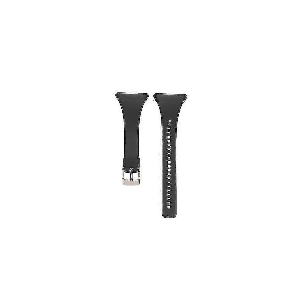 (Black, One Size) For Polar Ft4 & Ft7 Silicone Watch Band 5063595961779