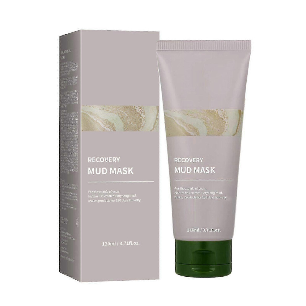 (2Pcs) Relief Mud Mask - Deep Cleansing & Hydrating Mask with Boryeong Mud | Recovery Mud Clay Face Mask | Hydrating Moisturizing Pore Cleanser Mask