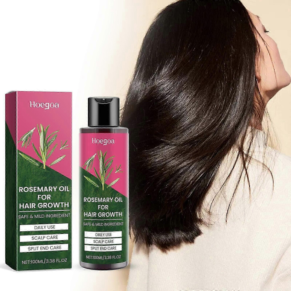 Rosemary Oil for Hair Growth Organic, Essential Oil for Scalp, Eyebrow and Eyelash, Hair Growth Oil for Hair Strenghtening Treatment