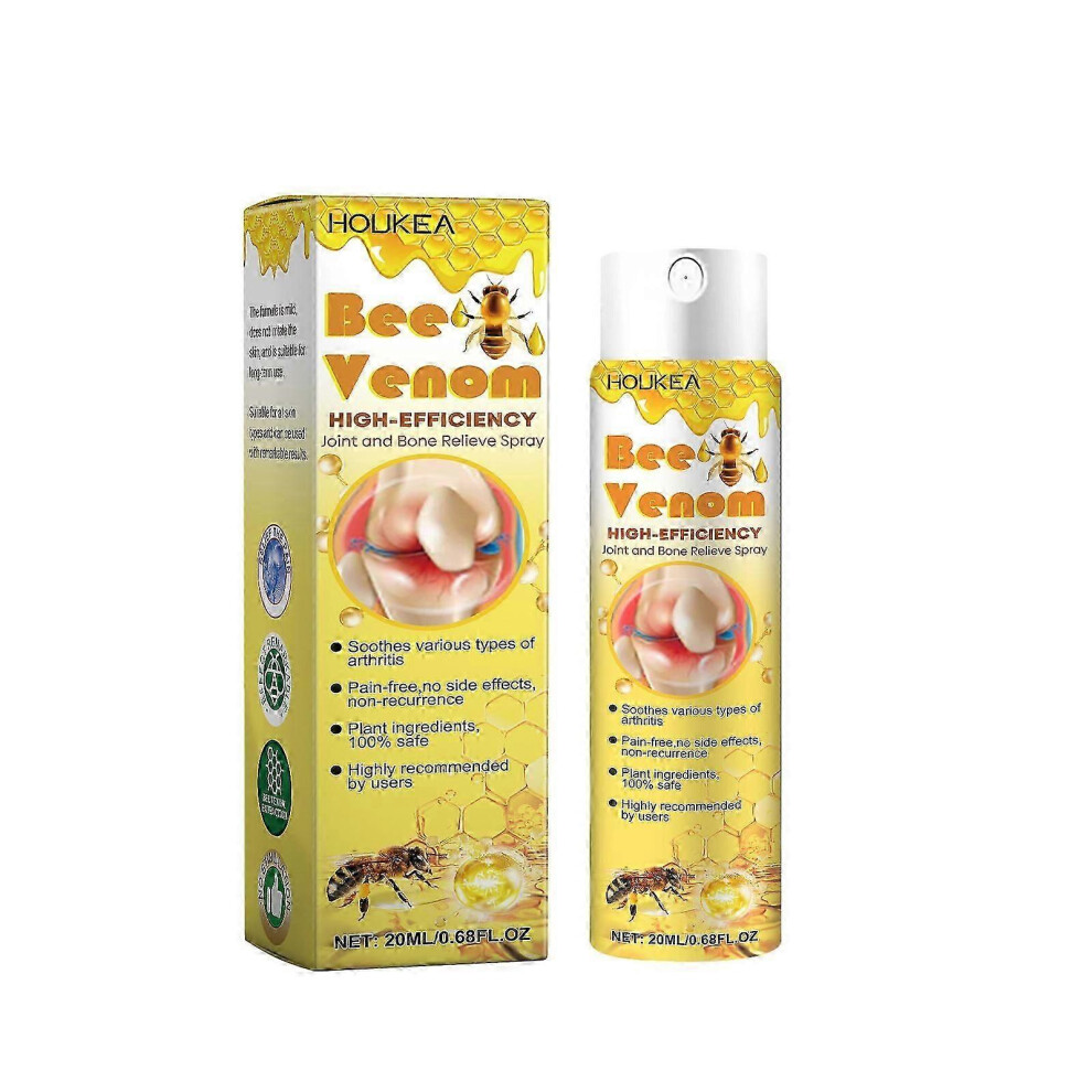 (3Pcs) Bee Venom Spray, Bee Venom Joint and Bone Care Spray, Bee Venom Joint Relieve Spray, Joint Massage Spray For Joint Muscle Discomfort