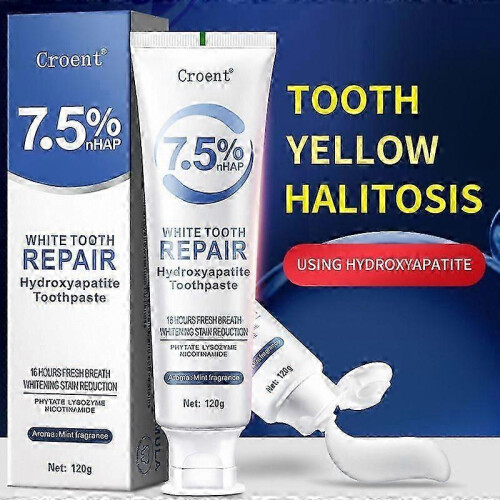 (3Pcs) Hydroxyapatite Toothpaste for Advanced Enamel Protection, Fluoride-Free Toothpaste for Sensitive Teeth, Gentle and Effective 2