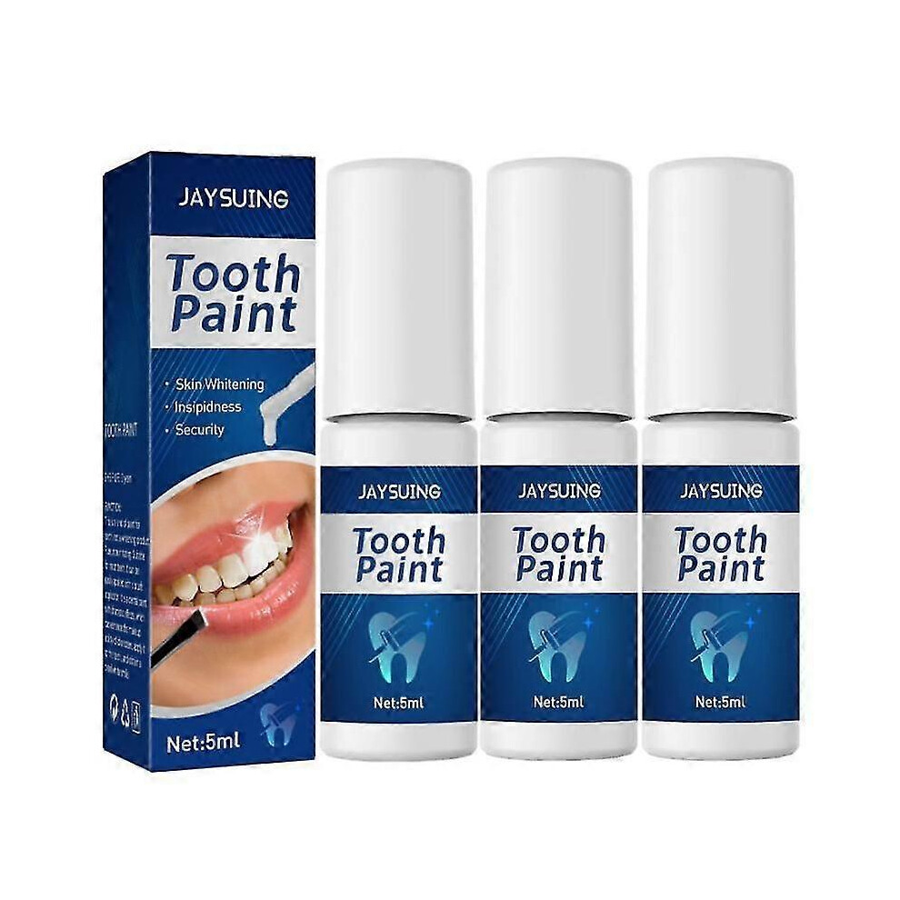 (3pcs) Whitening Tooth Paint,Whitening Paint for Teeth Stain Removal,Instant Whitening of Teeth,Instant Teeth Whitening,Tooth Yellowing Paint,Tooth Pa