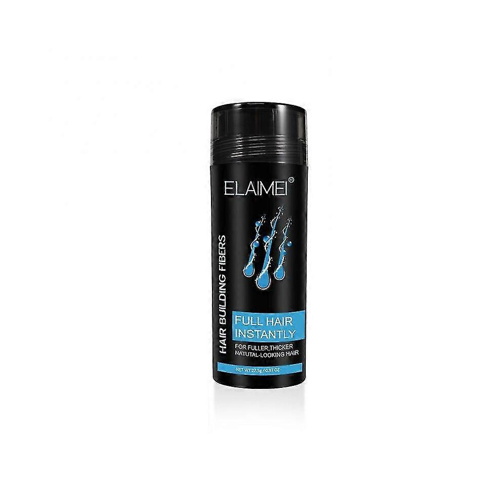 ( Brown) Elaimei Hair Growth Fiber Keratin Thickening Spray Hair Building Fibers Poudre 27.5G-3123451534614 Dark/Brown