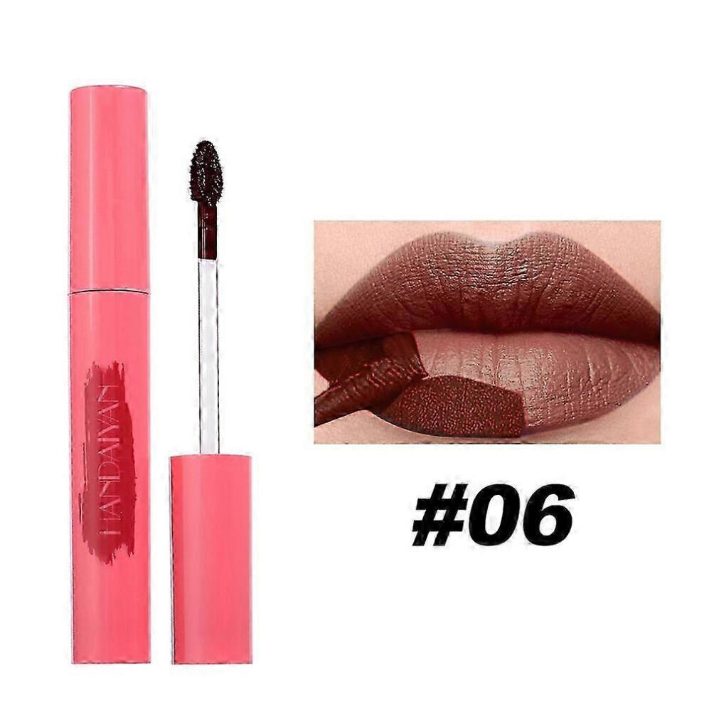 (color06) Peel off Lip Stain Waterproof Peeling Liquid Lipstick Smudge-Proof Lip Gloss