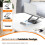 USB C Laptop Docking Station Stand 9