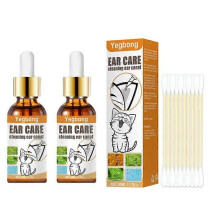 2Pcs Ear Cleaner for Cats And Dogs, Ear Milk, Ear Milk Oil, Ear Mites Ear Drops, Anti Itching, Nodding, Mites And Impurities