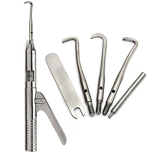 6 Pcs/Set Dental Tool Surgical Instruments Crown Remover Dentist Automatic Tools