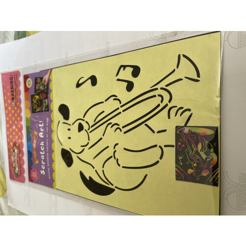 Scratch Art Craft Pack (5 Per Pack)  Mixed Designs 2