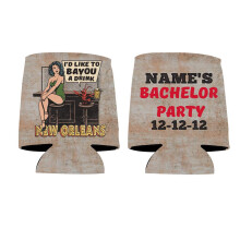 Fermeurs de baccalaurat personnaliss - La Nouvelle-Orlans Bachelor Party peut tre refroidie - j'aimerais BAYOU UN DOOT CAN COLER (12)