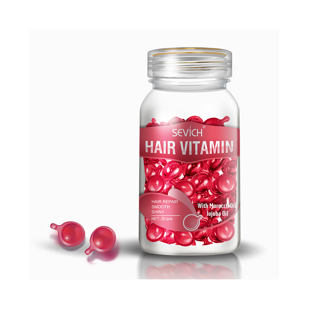 Srj Star (Repair Damaged Hair) Sevich Mix Hair Vitamin Capsule Hair Treatment Oil Repair Damaged Smooth Hair Care Serum