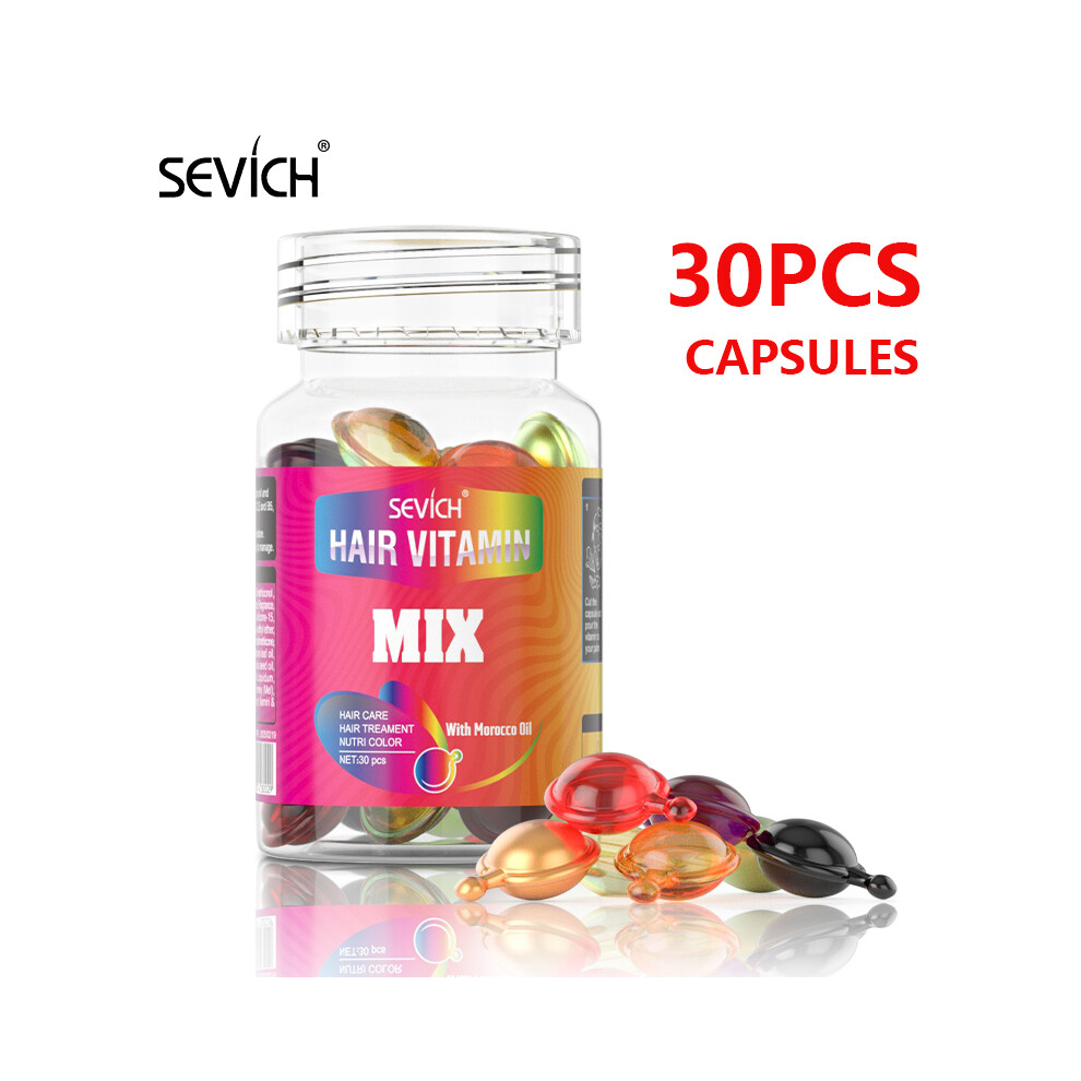 Srj Star (Mix 30Pcs) Hair Vitamin Capsule Hair Repair Damaged Hair Care Capsules Essence Protein Smooth Hair Care Repair Anti Loss Essential Oil