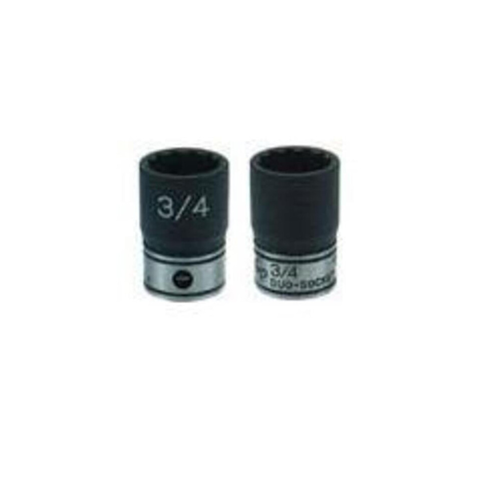 Grey Pneumatic Gry-81112Md 0.37 In. Drive X 12 Mm Deep Impact Duo - Socket - 12 Point 729440481766