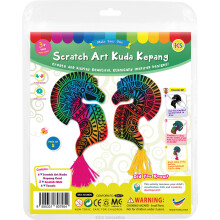 (Kuda Kepang) Scratch Art Themed Fun Craft Pack