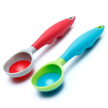Ice Cream Scoop 2pcs Nonstick Anti-freeze Food Grade PPR Rummi Ice Cream Scooper med det hængende hul design behageligt håndtag opvaskemaskine s