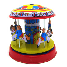 STOBOK Classic Vintage Clockwork Wind Up Py riv Karuselli Lasten Peltilelu Syntym p iv Loma Karuselli Koristeeksi