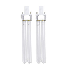 (As show, One size) 2pcs 11W Ultraviolet UV Disinfection Light Lamps UV Sterilization Light Bulbs for Sterilizer Fish Tank (G23 Lamp Base)