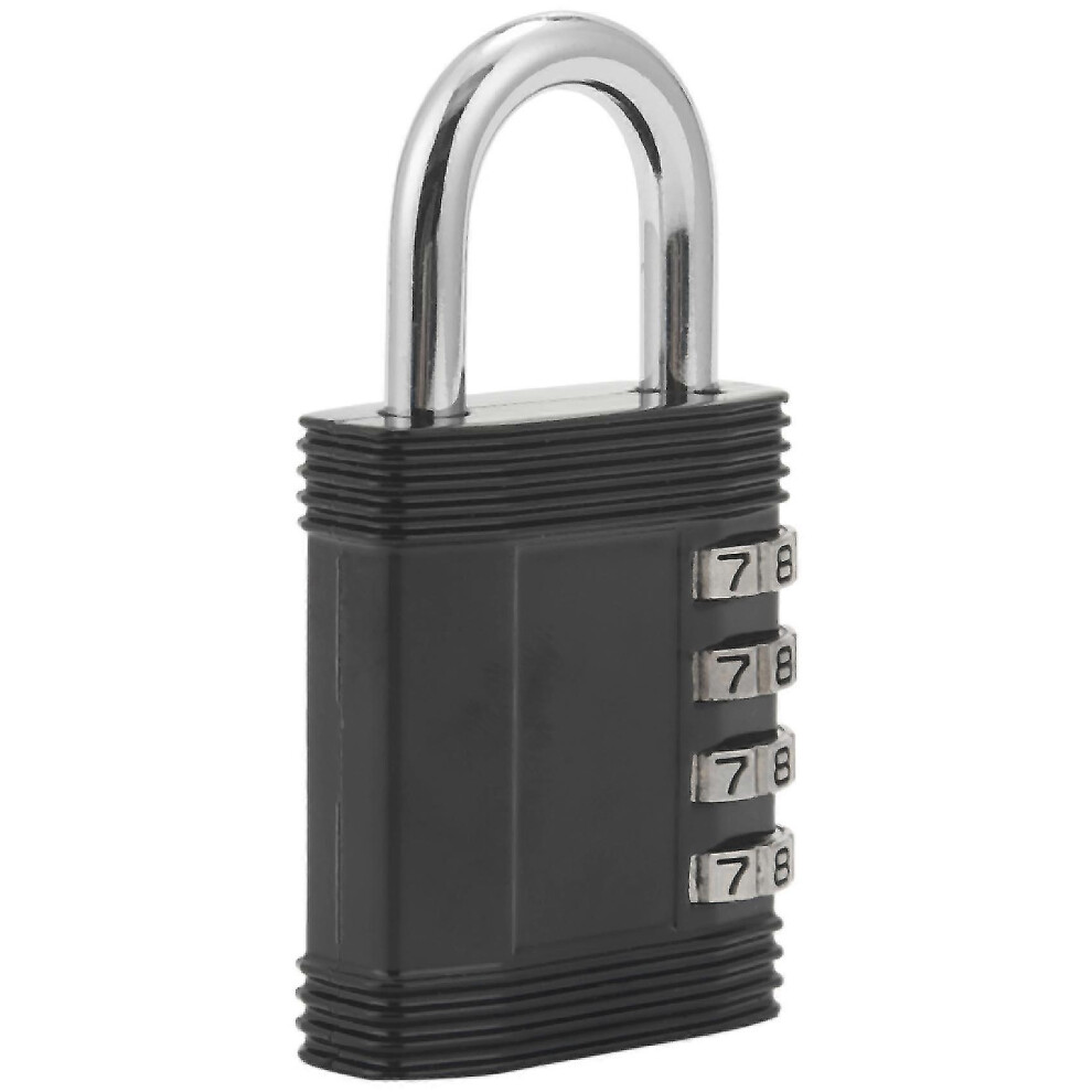 (As Show, One Size) Outdoor Padlock 4 Digit Code Padlock For Gym Lockers, Toolbox - Resettable And Weatherproof Numbe 5062994782091