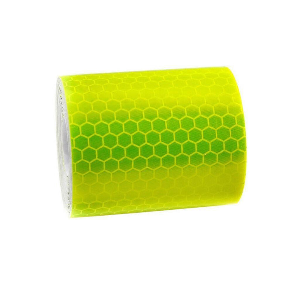 (Z14-Fluo Yellow, One Size) Reflective Tape Bicycle 500Mmx3m Self-Adhesive Reflector Tape-Reflective Tape For Trucks Trailers Cars Warning Caution Tap 5063595924989