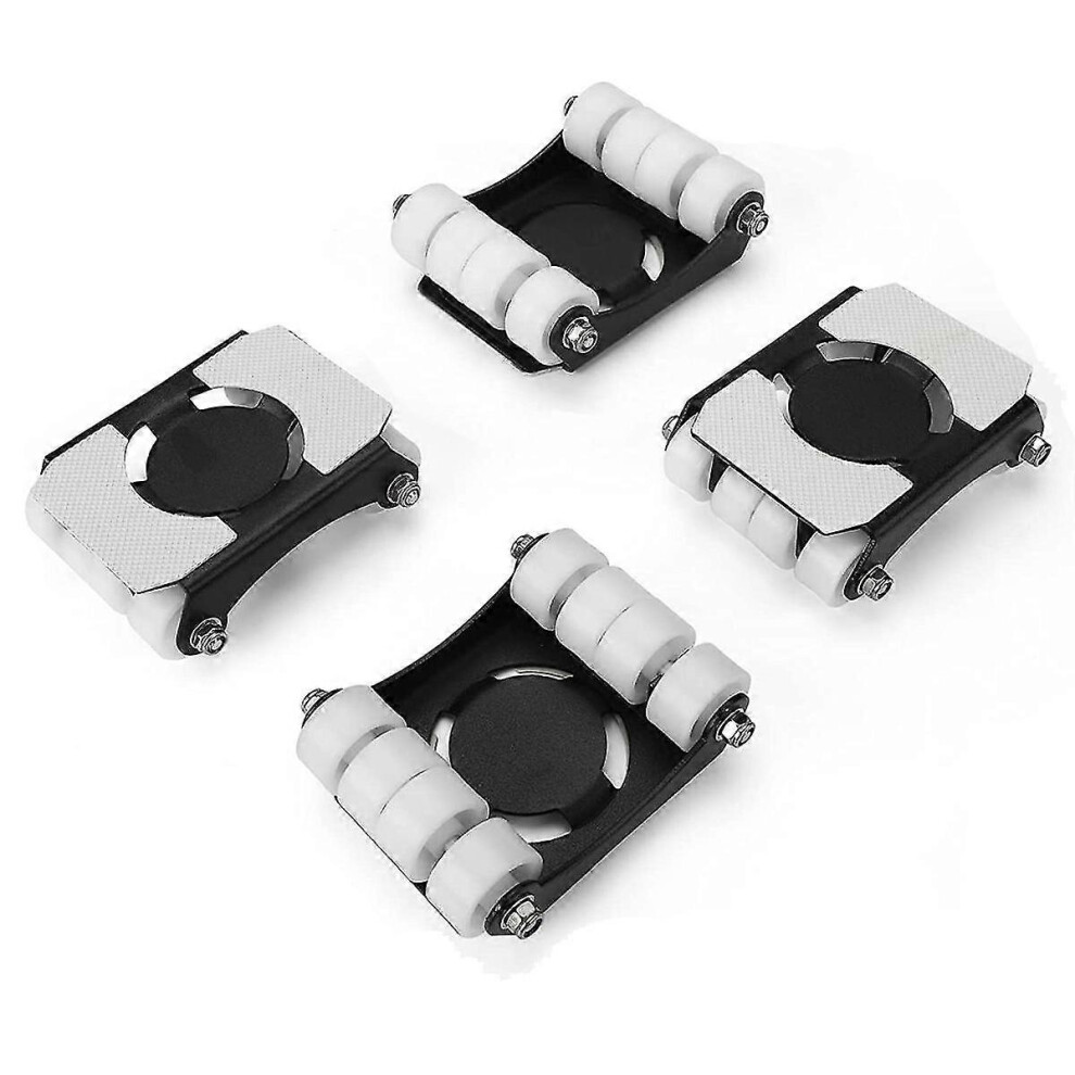 (As show, One size) 4 Pack Heavy Duty Furniture Lever 660 Lbs Load Capacity Appliance Roller Wheels Sliders-image-OPC-PG9XQWV-NEW