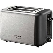 Torradeira Bosch TAT3P420 - 2 slots - 970W - descongelamento - aço inoxidável/preto