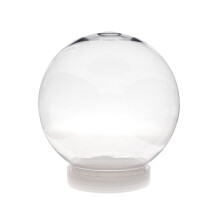 Creative Hobbies 5palcov (130 mm) DIY Snow Globe Water Globe  pruhledn plast se roubovacm uzverem Ideln pro kutily a prizpusoben