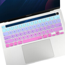 Allinside Tastatur-Schutzhlle fr 2020 MacBook Pro 13 Zoll A2338 M1 A2251 A2289 und 2019 MacBook Pro 16 Zoll A2141 mit Touch Bar und Touch ID Ombre