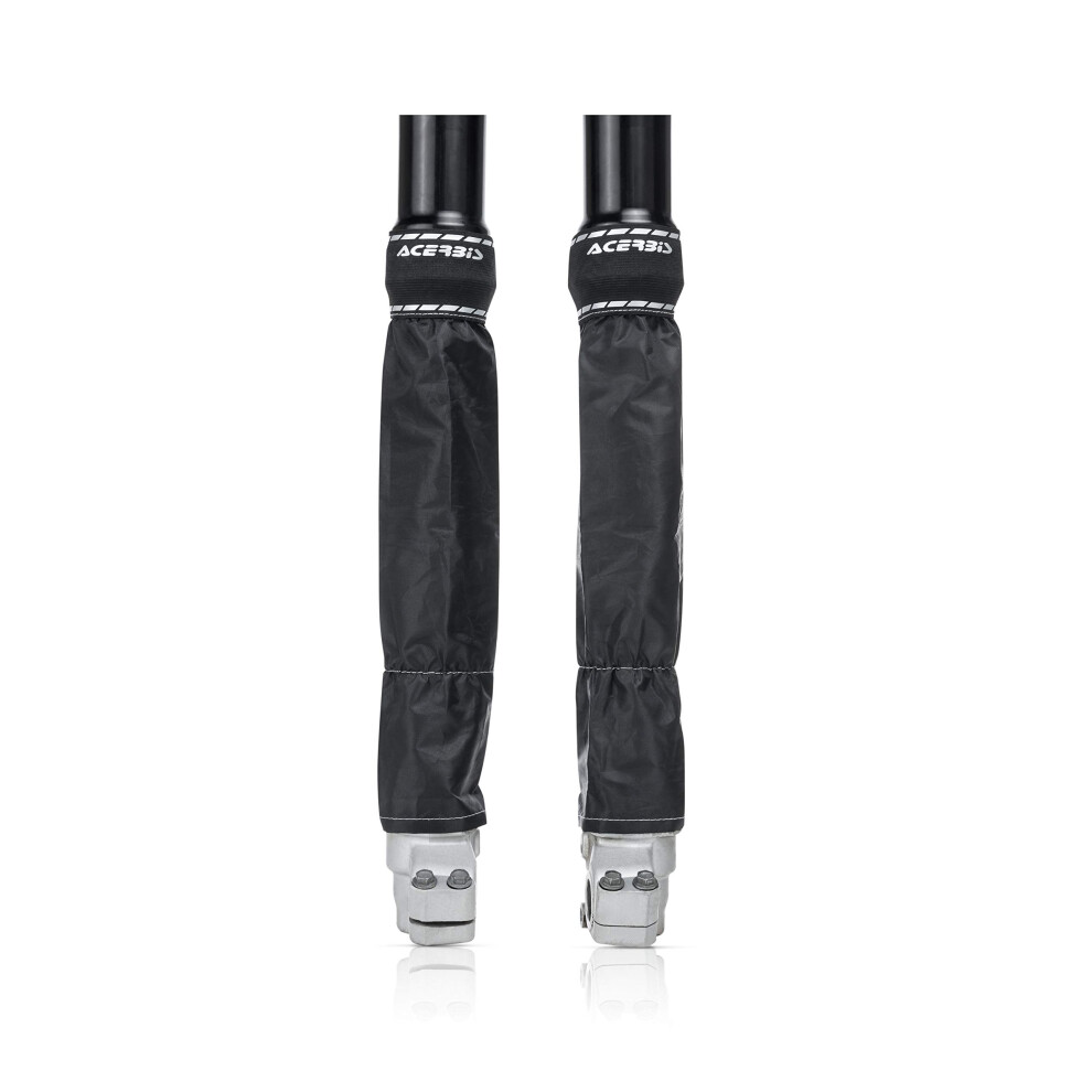 Aas Black Acerbis 0024421.090 Z-Mud Fork Gaiter Set Of 2