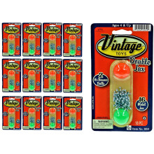 JA-RU Vintage Metal Jacks Game Set/Two Bouncy Balls. (12 pakker) Mini Jax Toy for Kids Boys & Girls. Klassiske familie retro klassikere. Bulk Par