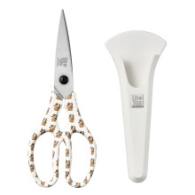 Linoroso Kitchen Scissors Heavy Duty Kitchen Shears with Magnetic Holder Made with Japanese Steel 4034  Multipurpose Ultra Sharp Cooking Scissors for