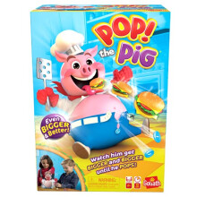 Goliath Pop The Pig - Bigger & Better - Buikbrekend plezier terwijl je hem hamburgers voert en zijn buik ziet groeien, veelkleurig