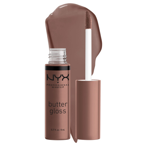 NYX Professional Makeup NYX PROFESSIONAL MAKEUP Gloss à Lèvres Non Collant Brown Sugar - Cinnamon Roll (Brun Gris)
