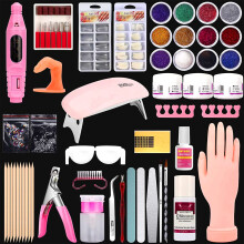 Nail Practice Hand for Acrylic Nails Flexible Nail Hand Practice Training Kits Rubber Fake Nail Hand to Practice Fake Nails with Nail Dril