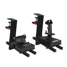 Hikig 2 Set The Desk Mount for The Flight Sim Game Joystick Throttle and Hotas Systems Compatible with Logitech X56 X52 X52 Pro Thrustmaster T-Fli
