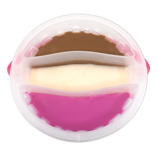 Nickelodeon Nickelodeon Slime 3LB Παγωτό Έτοιμο Σακούλι - 3 Χρώματα σε 1 Φράουλα, Βανίλια και Σοκολάτα 2