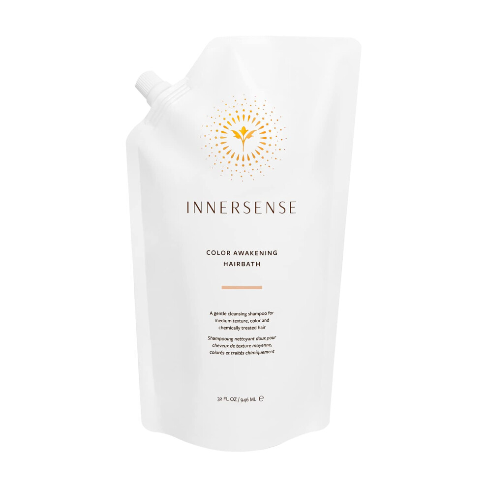 Photos - Hair Product INNERSENSE Organic Beauty - Natural Color Awakening Hairbath Shampoo | Non-Toxic, Cruelty-Free, Clean Haircare (32oz Refill