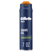 Gillette PRO gel na holen pro mue chlad, zklidnuje pokoku a hydratuje chloupky na obliceji 7oz ProGlide Sensitive gel na holen 2v1
