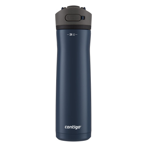 Contigo Contigo Ashland Chill 24oz Ανοξείδωτη Φιάλη με Καπάκι και Καλαμάκι, Τεχνολογία Θερμοκρασίας