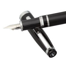 Fountain Pen Revolution FPR Ambassador Black Fountain Pen w/Ultra Flex Nib - Luxury Set