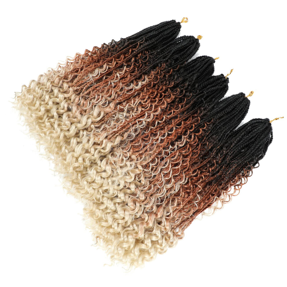 Ayana Unisex Not,Specified Goddess Crochet Box Braids Curly Ends 144 Strands 22 Inch Bohomian Crochet Braids Box Braids Goddess Box Braids Crochet Hair Synthetic Crochet Braids