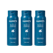 Harry's Men's 2 in 1 Shampoo and Conditioner for All Hair Types | Gentle & Refreshing | 14 Fl Oz 3 Count