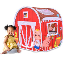 CoComelon Old MacDonald's Musical Barn Pop Up Stor - Knnyen felllthat jtszhz gyerekeknek | Zene lejtszsa Roll Up Door s Mesh Windows