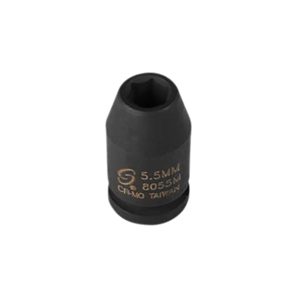 Sunex Tools Suu-8055M 0.25 In. Drive Impact Socket - 5.5 Mm 792636564666