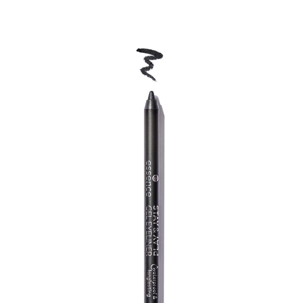 Essence Stay & Play Gel Eyeliner Super Soft Gel-Like Texture Waterp