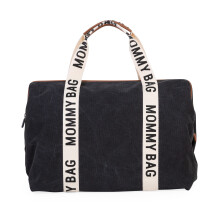Borsa per pannolini sportiva Signature Mommy Bag di Childhome, borsa idrorepellente per pannolini, grande borsa per pannolini, borsa da viaggio p