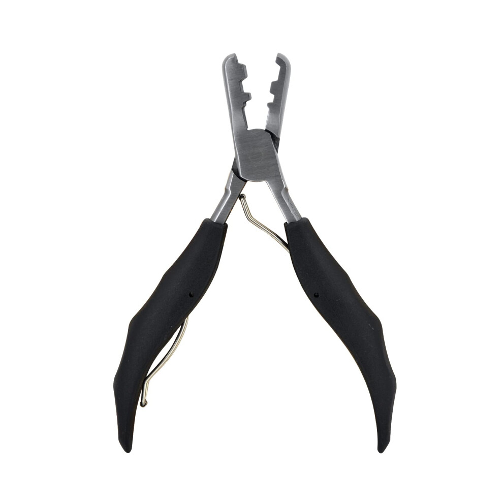 Coloregiovane Unisex Not,Specified Fusion Bond Crusher Tool For Keratin Hair Extensions Flat Tip Pre-Bonded Hair Extension Pliers Professional Hair Loop & Styling Tool
