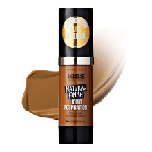 Kiss New York Professional Liquid Foundation  lehk a hydratacn sloen Natural Finish Control Shine Cover Pry Stredn a pln kryt Extrakt ze ze